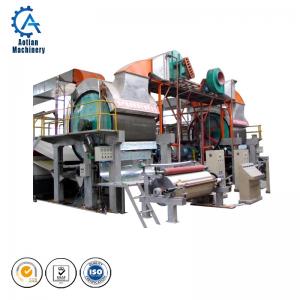 Cheap Paper Mill Waste Paper Recycling Machine Toilet Paper Making Machine Fourdrinier Tissue Paper Machine wholesale