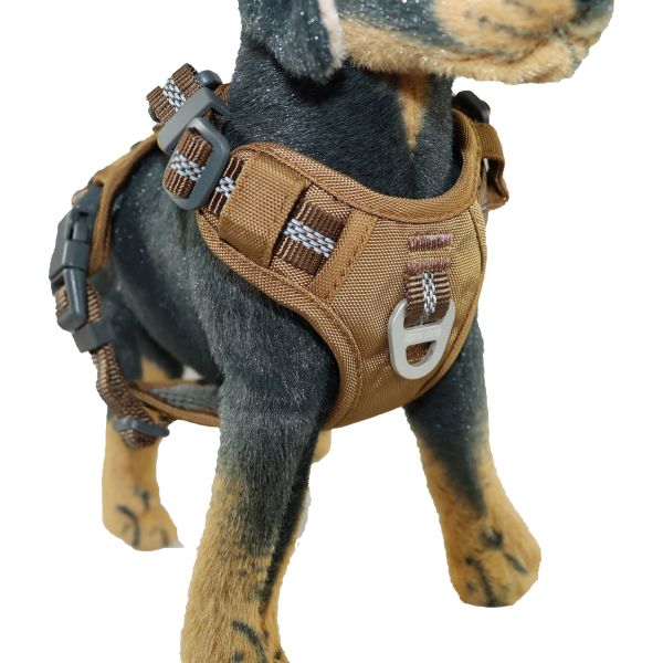 Collection Pet Dog Harnesses Set No Escape Outdoor Dog Harness With Metal Buckles 12inch