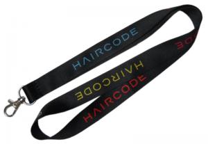 China Employees Thick Woven Lanyards Entertainment Industries  Blank Polyester Lanyards on sale