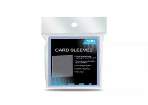 Cheap 2.5x3.5 Trading Card Sleeves , Premium Card Sleeves Waterproof wholesale