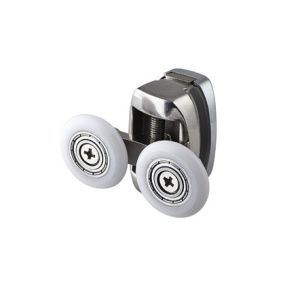 China Shower Screen PVC Sliding Glass Door Rollers Replacement Polished on sale