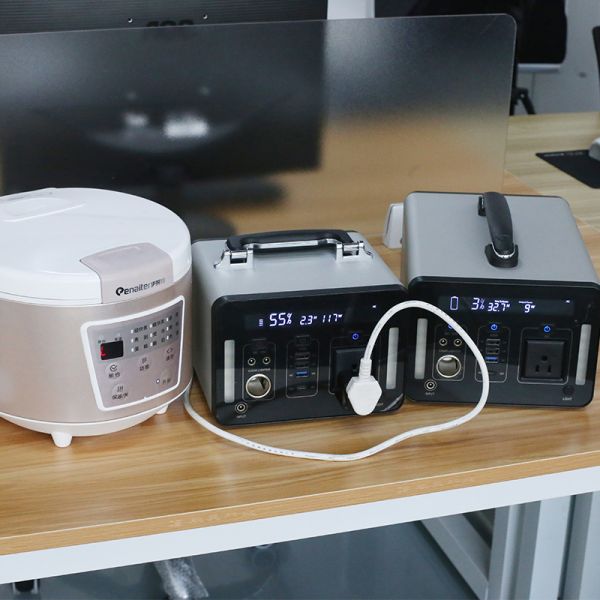 CPAP Emergency Outdoor Portable Power Station 2000W 500Wh Solar Generator