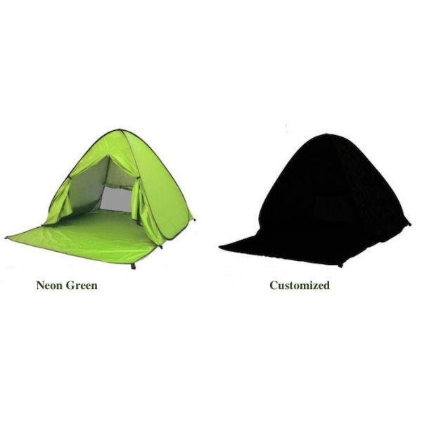 165*200*130cm 2-Person Outdoor Camping Tent Blue Waterproof UV Resistant 190T Pop Up Shelter
