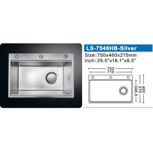 Commercial Integrated Stainless Steel Kitchen Sink Stretching Basin ODM