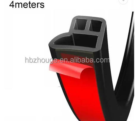 1-25M L-Type Car Door Rubber Seal Strip for Car Insulation and Weatherproofing Material