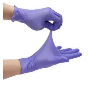 Medical Surgical Disposable Nitrile Gloves Anti Virus Anti Bacterial