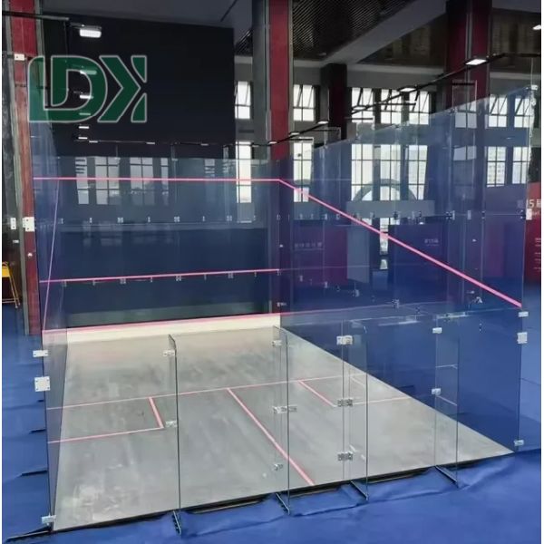 Customized Squash Court Flooring Indoor Court With Personalized Logo Design