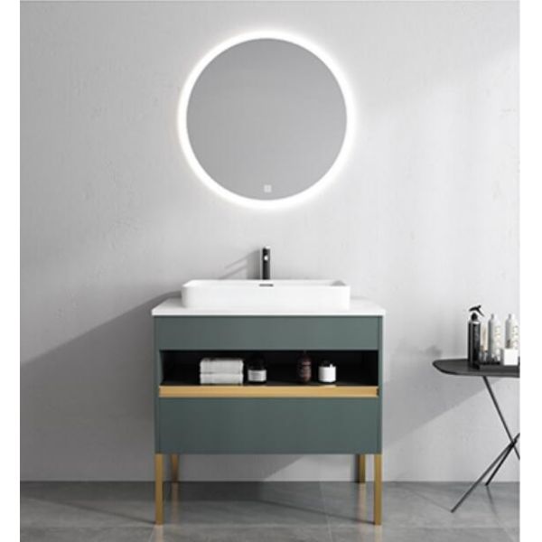 36 Inch 400mm 600mm Contemporary Bathroom Cabinets Vanity Melamine Finished