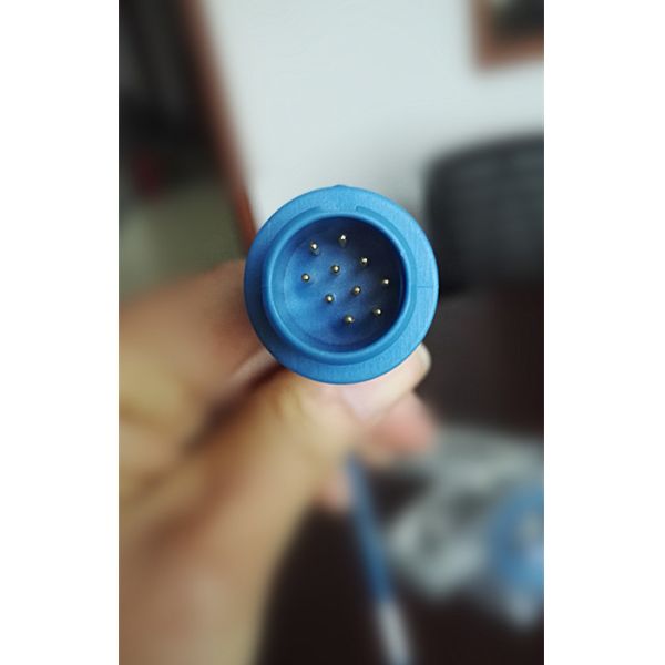 Nihon Kohden Spo2 Sensor Cable 2.4m With DB9 N.K Sensor Oil Resistance