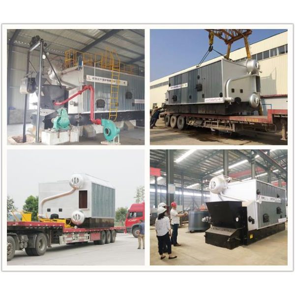 Water Cooled Wall Chian Grate Biomass Boiler 10 Ton Easy Running Safely