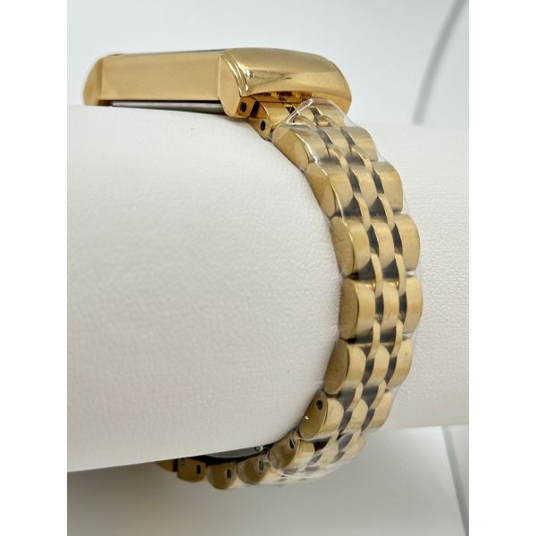 Analog Display Stainless Steel Strap Watch Mineral Dial Wrist Watch With Metal Strap