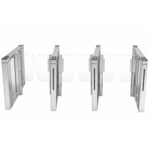 Cheap Automatic SUS316 Servo Motor Airport Swing Barrier Gate wholesale