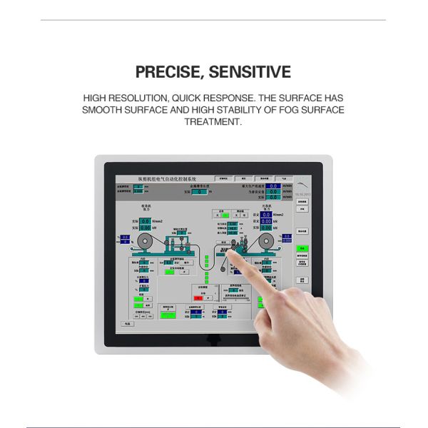 Fanless Intelligent Embedded Industrial Computer All In One Machine