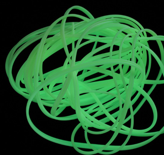 Long Lasting Flexible Silicone Tubing Mobile Phone Waterproof Bag Luminous Strip 3.0mm