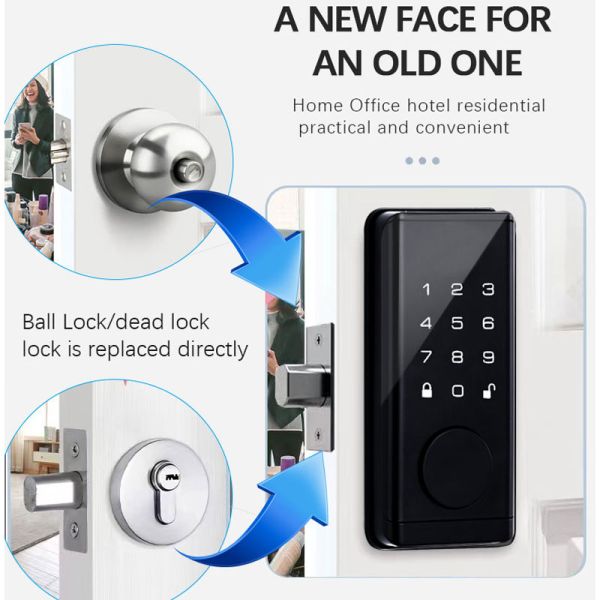 Bluetooth App Door Locks Bloqueio Automatic Door Locks For Houses