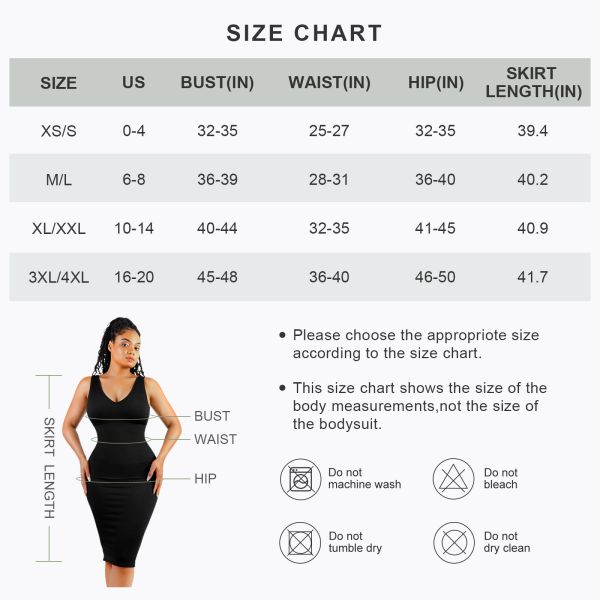 2024 Women's Elegant Casual Style Midi Shapewear Dress with Removable Pads