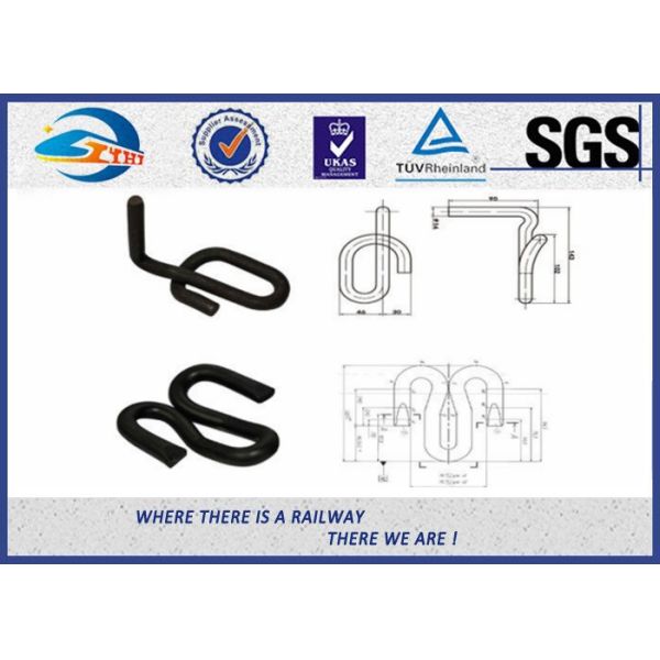 Fastening Industrial Clips Elastic Rail Clips Tension Spring Clamp