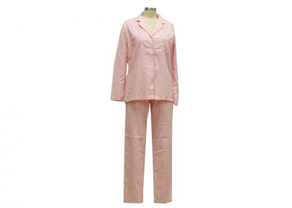 Quality Lightweight Women'S Long Sleeve Cotton Pajama Sets , Womens Cotton Knit Pajamas for sale