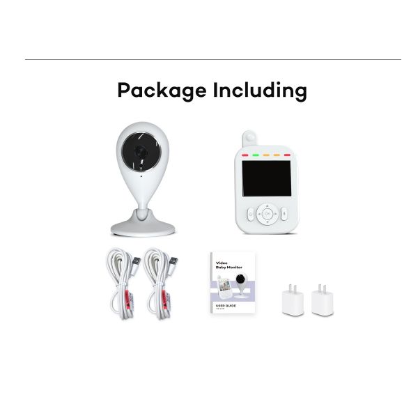 2.8 Inch Baby Monitor Mount 2K VOX Mode Video Baby Monitor With Audio