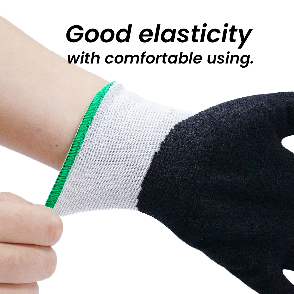 Comfortable Industrial Safety Gloves , A4 Cut Resistant Gloves Construction