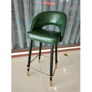 Cheap Luxury 150kg Bearing Capacity 105cm Wrought Iron Bar Chair wholesale