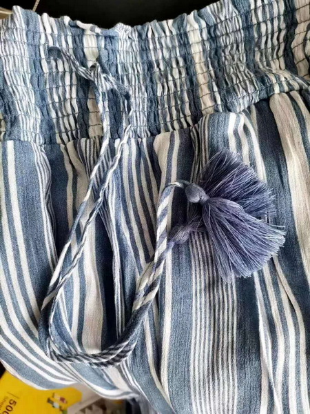 6 Color Soft Touch Cool Elastic Waist Casual Pants 100% Rayon