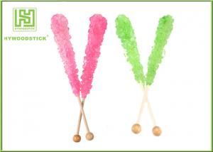 China Craft Ideas Decorative Popsicle Sticks , Natural Wood Color Candy Floss Sticks Sterile on sale