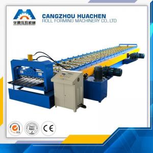 Cheap Metal Floor Deck Roll Forming Machine Capacity 8-10m/Min , 12 Month Warranty wholesale