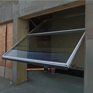 Buy cheap Tilt Up Overhead Toughened Glass Door from wholesalers