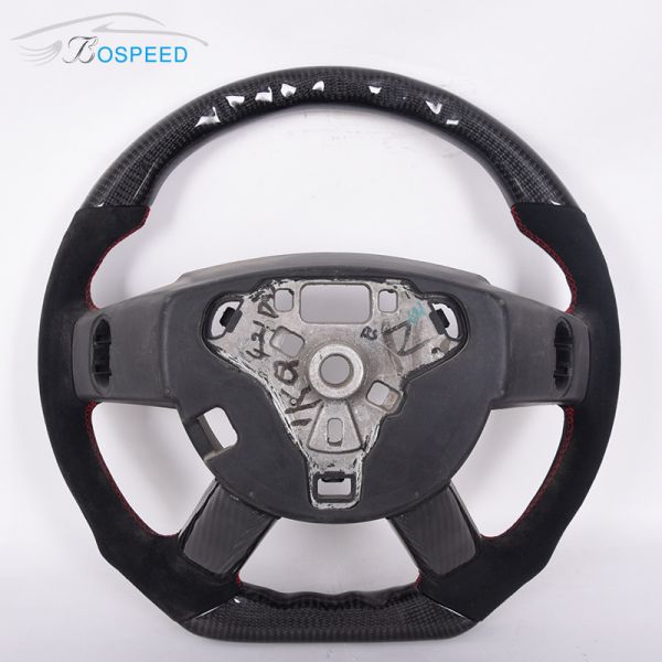 350mm Alcantara Ford Carbon Fiber Steering Wheel Black Racing OEM