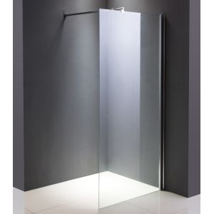 China 8mm Sliding Glass Shower Doors Chrome Adjustable Frame 900x2000mm on sale