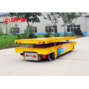 Electrical Heavy Duty Hydraulic Rail Transfer Flatbed Cart
