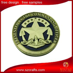 Cheap marine corps metal souvenir coin/metal trolley/brass heads i win tails you lose medal token co wholesale