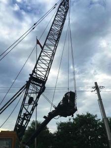 China used hitachi pilling rig Th55 made in japan Hydraulic Truck Crane HITACHI TH55-2 on sale