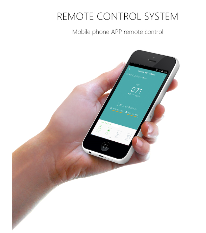 550m3/h 61dB Home HEPA Air Purifier 60W Air Humidifier Negative Ion