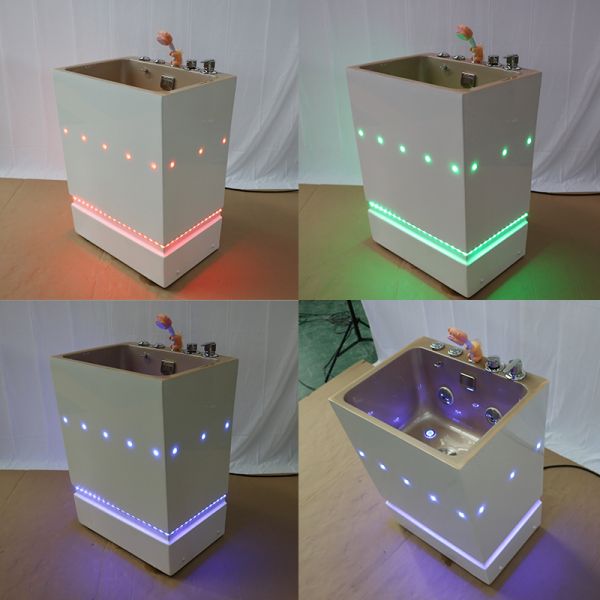 Ozone Disinfection Pet SPA Bathtub Pet Grooming Tub With Bubble Light