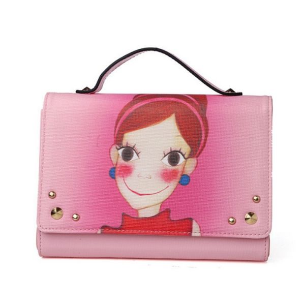 2016 summer new Korean chain messenger bag shoulder messenger bag small square package female