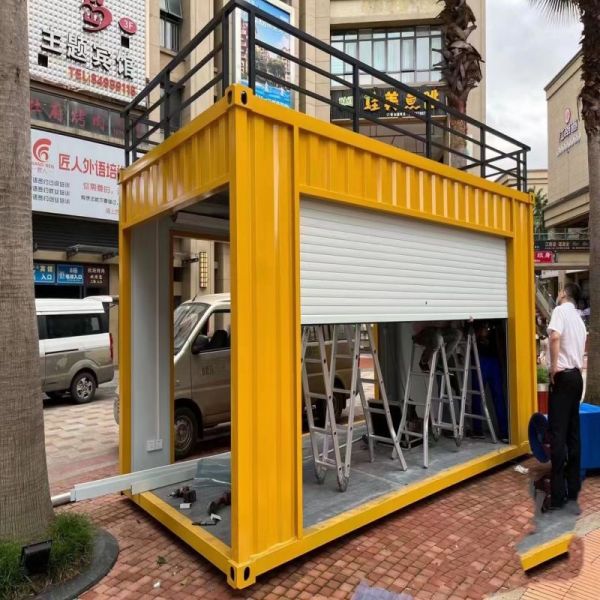 Prefab Shipping Tiny Bedroom Storage Container Homes with Galvanized Steel Frame