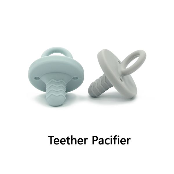 Cute Funny Animal 6.2cm ASTM Silicone Baby Pacifier Phthalate Latex Free