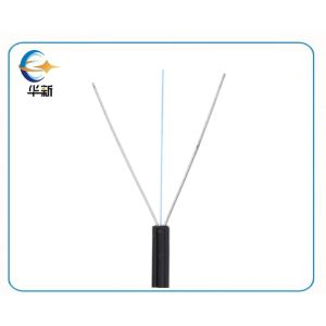 Cheap FTTH Drop Cable GJXH 2 Core Single Mode Fiber Optic Cable With Steel Wire Strengthened For Indoor Aerial/Duct Installation wholesale