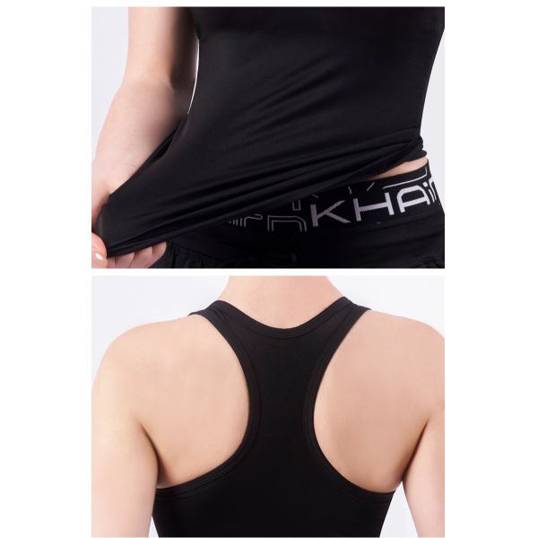 4XL 5XL Yoga Racerback Tank Tops Ladies Fitness Tank Tops 180g quick dry