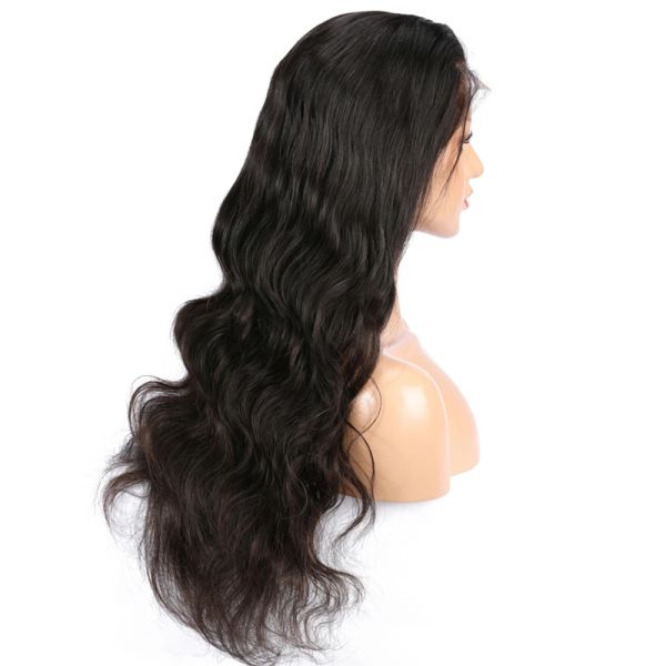100% Natural Human Hair Lace Front Wigs / Long Hair Wigs For Black Women
