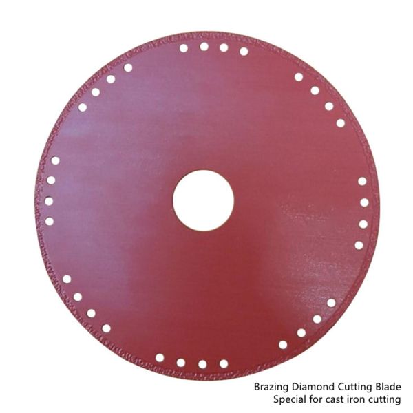 Brazing Diamond Cut Circular Saw Blade , Purple 400mm Diamond Saw Blade