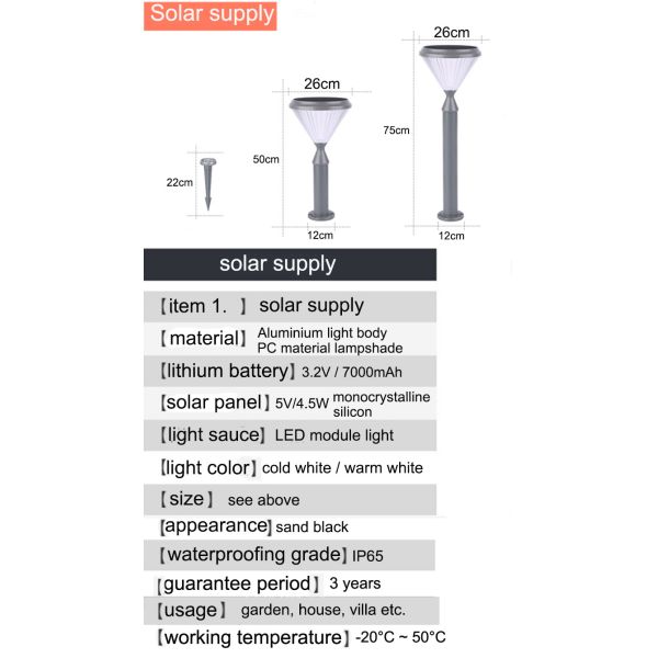 Diamond Style outdoor lawn lights garden villa courtyard lamp waterproof garden landscape lawn lamp