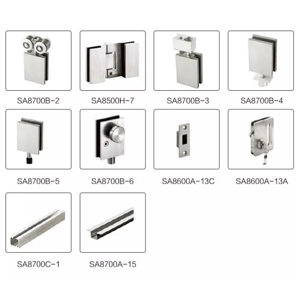 Interior Frameless Folding Glass Door , Balcony Sun Room Sliding Bifold Door