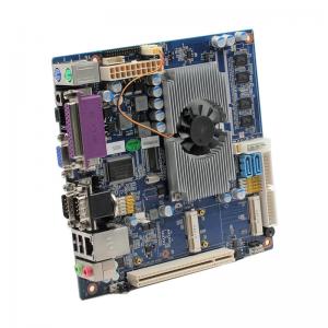 Cheap Intel Atom Dual Core D525 Mini Itx Motherboard 6COM Integrated 2GB DDR3 wholesale