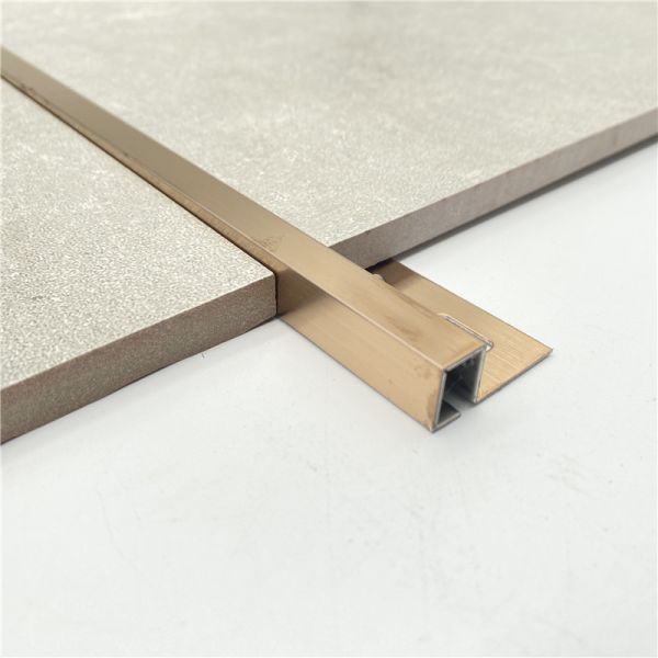 L Shape Profile Brass Floor Ceramic Corner Edge Protector Transition Strip Metal Angle Guard Aluminum Ti Stainless Steel