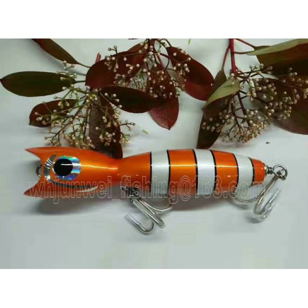 new 20cm/110g best sale wooden popper fishing hard lure popper bait/saltwater/trolling lure