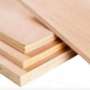 Cheap E1 Okoume Hardwood Plywood , 4