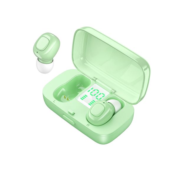 2020 New Mini TWS Earphone Wireless Earbuds with LCD Screen Power Display Charging Box IPX5 Waterproof Stereo Headphones